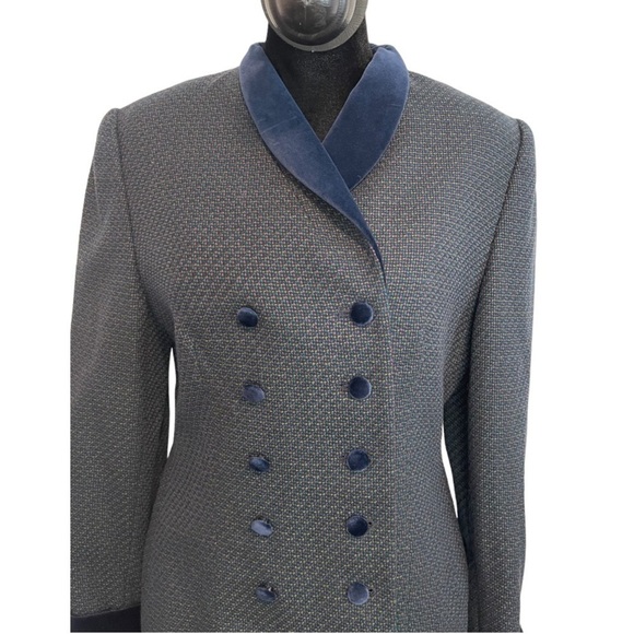 NWT Lord & Taylor 100% Pure New Wool Double Breasted Blazer  Women's Siz… - Picture 3 of 12